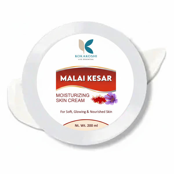 Malai Kesar Moisturizing Skin Cream – Soft, Glowing & Nourished Skin | Kokakoshi