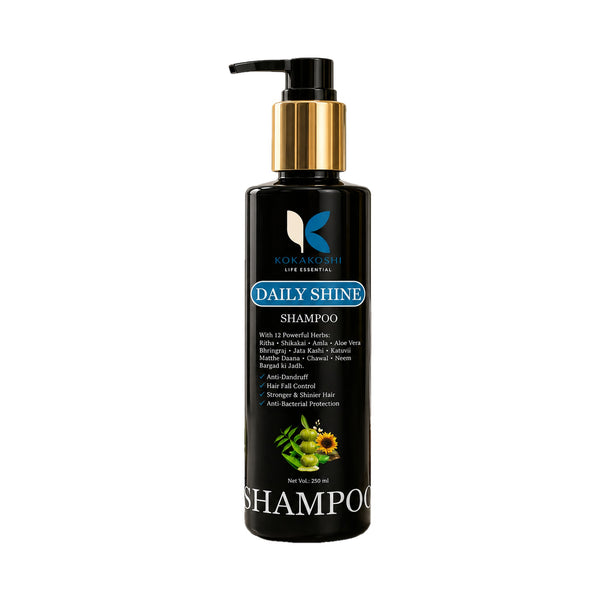 Herbal 12 Ayurvedic Herbs Hair Fall Control & Dandruff Care Shampoo | Kokakoshi