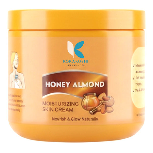Honey Almond Moisturizing Skin Cream – Deep Nourishing & Glow Care | Kokakoshi