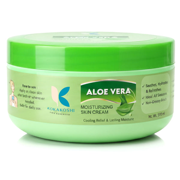 Aloe Vera Moisturizing Skin Cream – Cooling Relief & Long-Lasting Hydration | Kokakoshi