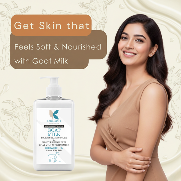 Goat Milk Body Wash for Nourished & Silky Smooth Skin | Kokakoshi