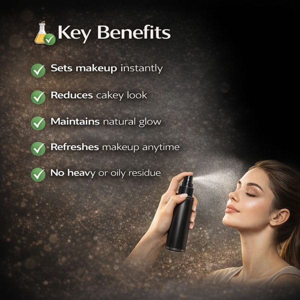Makeup Fixer | Hydrating & Setting Spray (16 Hr Wear) Long-Lasting Hold • Hydration Boost • Fresh Finish| Kokakoshi