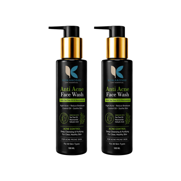 Anti Acne Face Wash - Pack of 2
