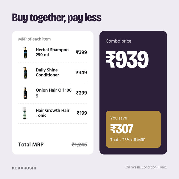 Complete Hair Care Kit price vs MRP