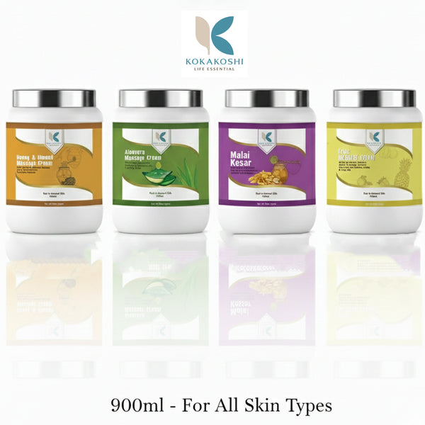 Malai Kesar Brightening & Deep Nourishing Massage Cream | Kokakoshi
