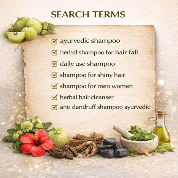 Herbal 12 Ayurvedic Herbs Hair Fall Control & Dandruff Care Shampoo | Kokakoshi