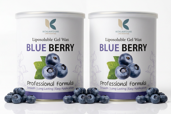 Kokakoshi Blueberry Liposoluble Gel Wax – Professional Formula | 800g