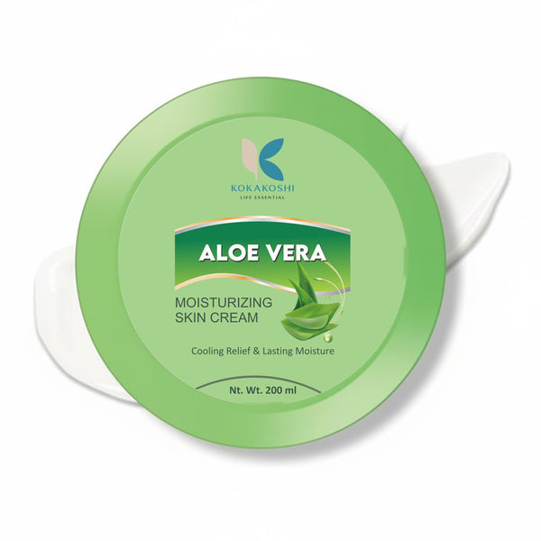 Aloe Vera Moisturizing Skin Cream – Cooling Relief & Long-Lasting Hydration | Kokakoshi