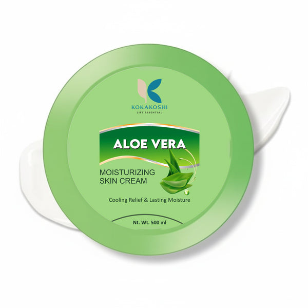 Aloe Vera Moisturizing Skin Cream – Cooling Relief & Long-Lasting Hydration | Kokakoshi