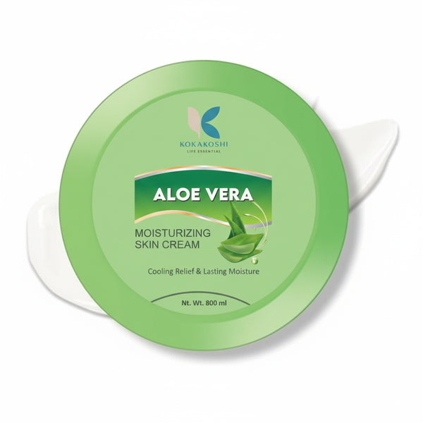 Aloe Vera Moisturizing Skin Cream – Cooling Relief & Long-Lasting Hydration | Kokakoshi