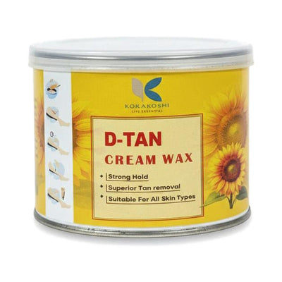 D-Tan Cream Wax – Strong Hair Removal & Tan Reduction | Kokakoshi