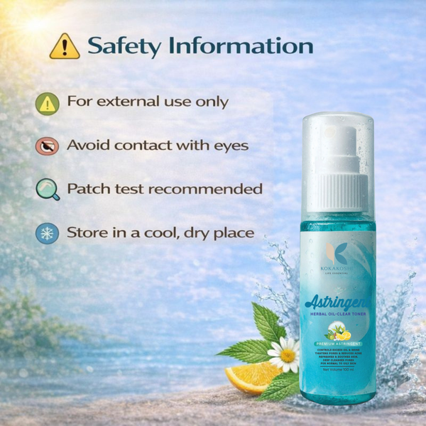 Astringent Herbal Oil Control & Pore Minimizing Toner | Kokakoshi