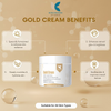 Gold Cream – Radiance & Nourishing Face & Body Massage Cream with Gold Dust | Kokakoshi