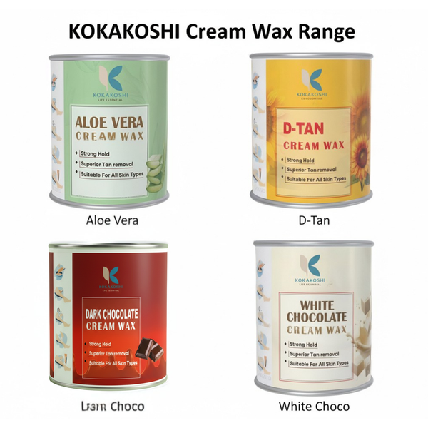Dark Chocolate Cream Wax for Hair Removal | Strong Hold Wax – Kokakoshi