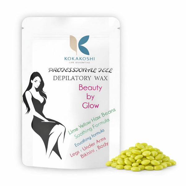 Professional Hard Wax Beans Stripless Salon-Grade Hair Removal Wax | Kokakoshi