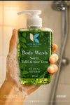 Neem Tulsi Aloe Vera Body Wash for Deep Cleansing & Fresh Skin | (Buy 1 Get 1 FREE)