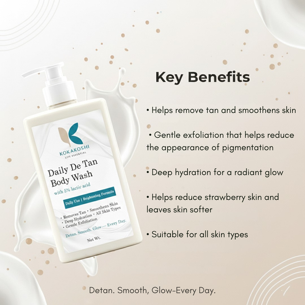 De-Tan Brightening & Refreshing Body Wash | Kokakoshi
