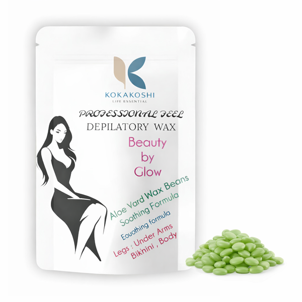 Kokakoshi Hard Wax Beans – Aloe Vera