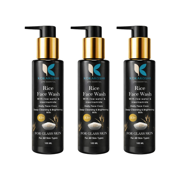 Rice Face Wash - Pack of 3