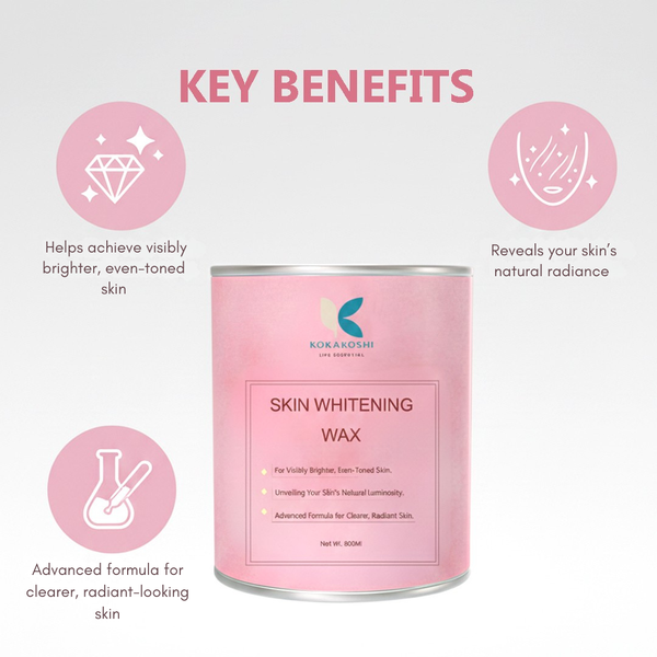 Skin Brightening Cream Wax De-Tan & Glow Boost Hair Removal Wax | Kokakoshi
