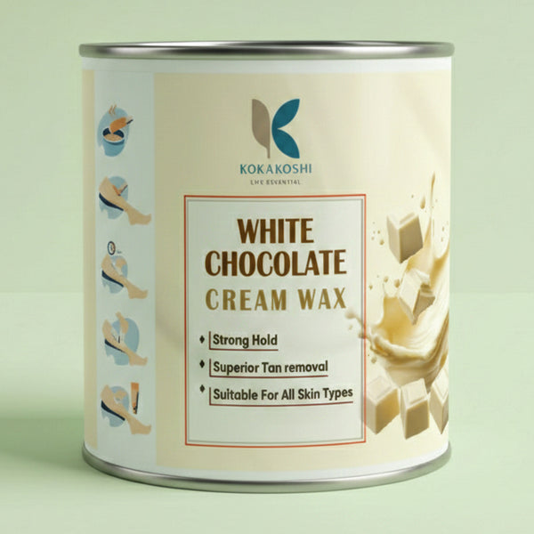 White Chocolate Wax for Hair Removal – Smooth Finish Hard Wax | Kokakoshi